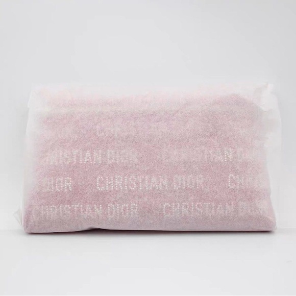 Christian Dior Red Patent Mini Clutch Studded Logo Zipper Cosmetic bag - Picture 15 of 15